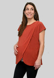 Bridge the Bump Reversible Maternity Shirt for Pregnancy and Nursing